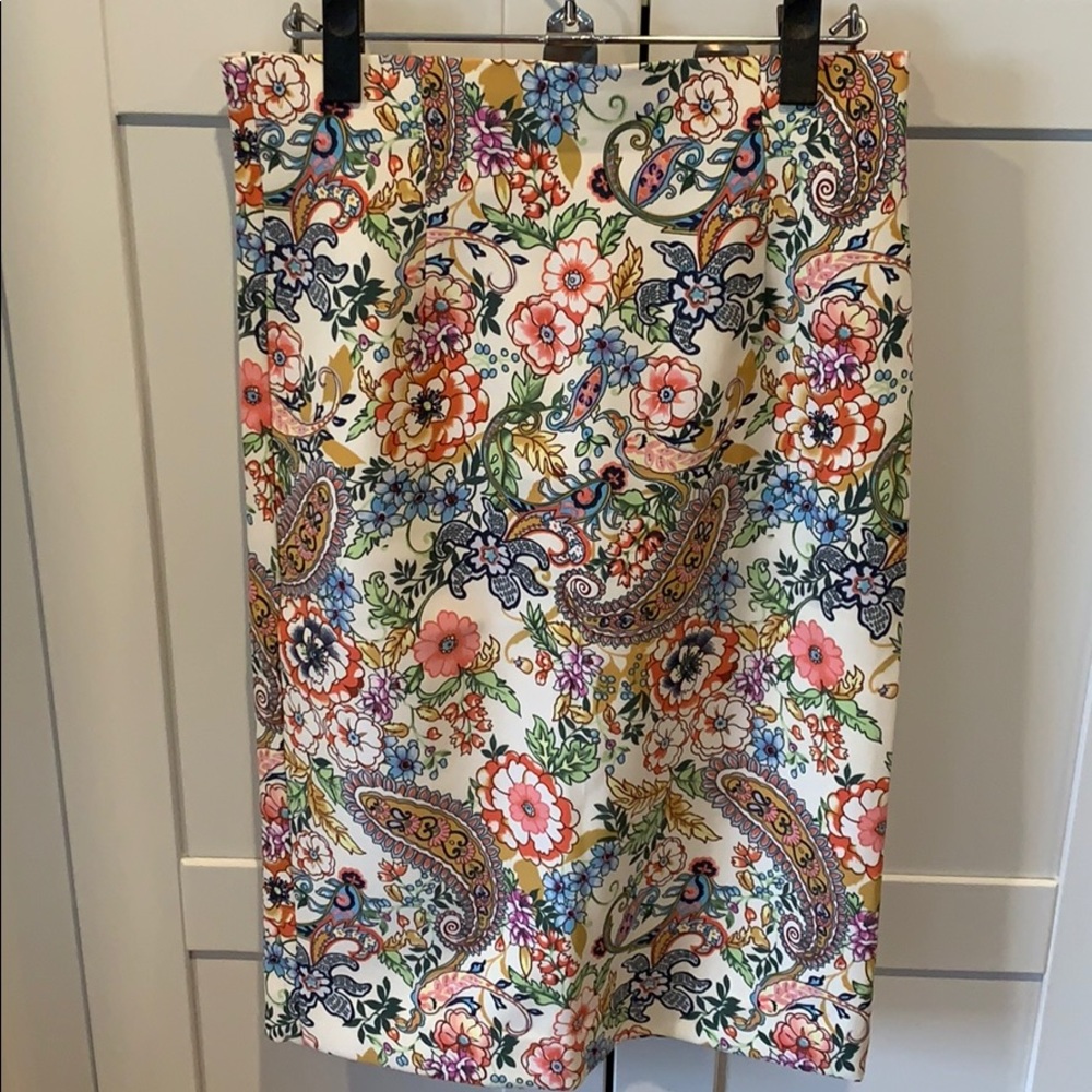 Catherine Malandrino Floral Print Skirt